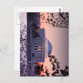 Zonsopgang boven het Jefferson Memorial in DC Briefkaart (Voorkant / Achterkant)