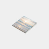 Zonsopgang boven het strand post-it® notes (Schuin)