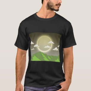 Zonsopgang boven Mountain Scene T-shirt