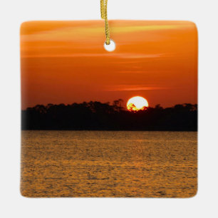 Zonsopgang boven Perdido Bay Keramisch Ornament
