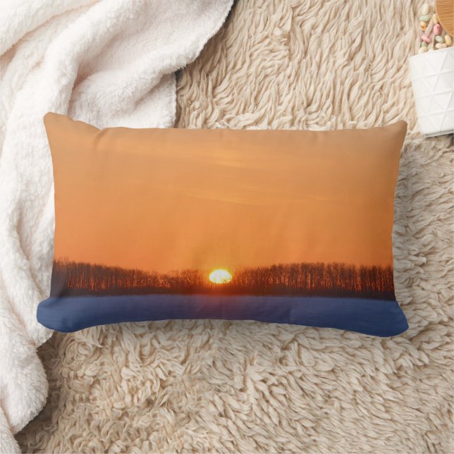 Zonsopgang boven Prairie | Manitoba, Canada Kussen (Deken)