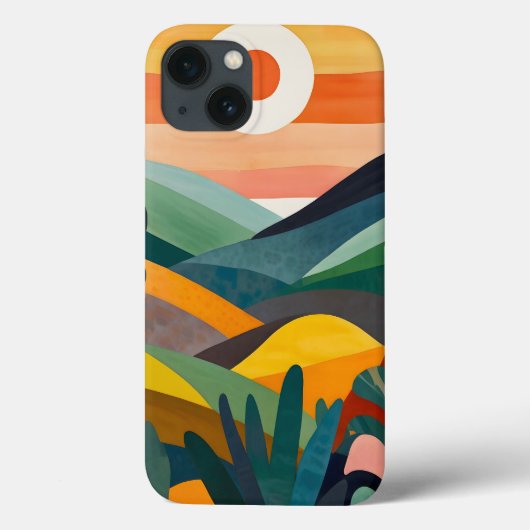 Zonsopgang boven Rolling Hills Case-Mate iPhone Case (Achterkant)