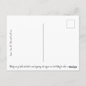 zonsopgang briefkaart (Achterkant)