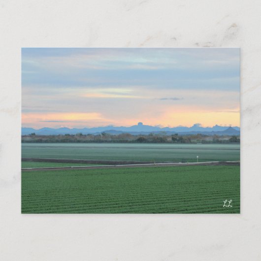 zonsopgang briefkaart (Voorkant)