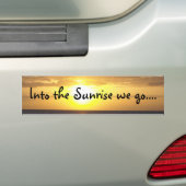 Zonsopgang... Bumpersticker (Op auto)