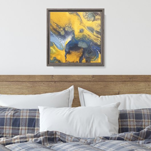 "Zonsopgang" Canvas Afdruk (Insitu (Slaapkamer))