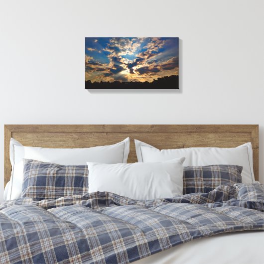zonsopgang canvas afdruk (Insitu (Slaapkamer))