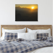 Zonsopgang Canvasprint met spanfunctie Canvas Afdruk (Insitu (Slaapkamer))