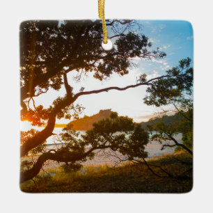 Zonsopgang Coromandel strandparadijs Nieuw-Zeeland Keramisch Ornament