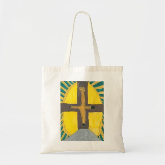 Zonsopgang Cross Tote Tas (Voorkant)