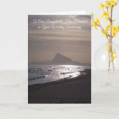 Zonsopgang Dochter Echtgenoot Gepersonaliseerde Tr Kaart (Gele Bloem)