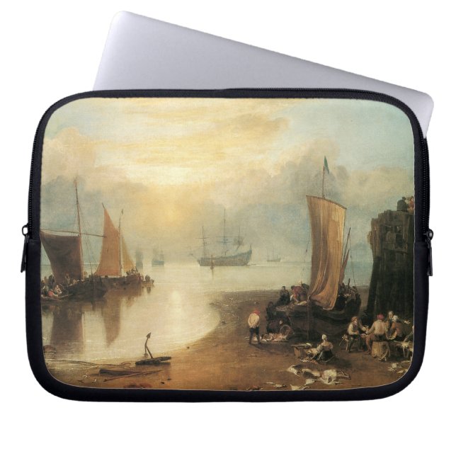 Zonsopgang door damp van Joseph Turner Laptop Sleeve (Voorkant)