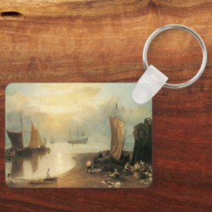 Zonsopgang door damp van Joseph Turner Sleutelhanger