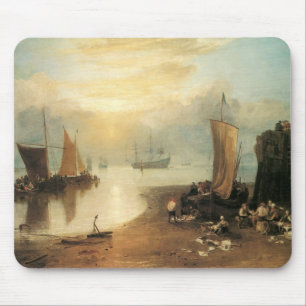 Zonsopgang door dampen van Joseph Turner Muismat