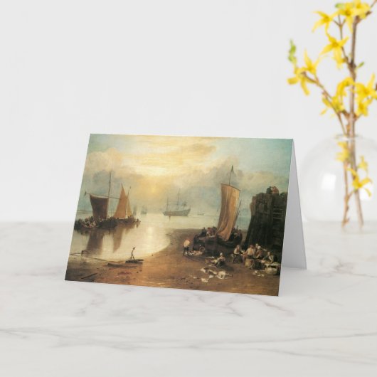 Zonsopgang door nevel van Joseph Turner Kaart (Gele Bloem)