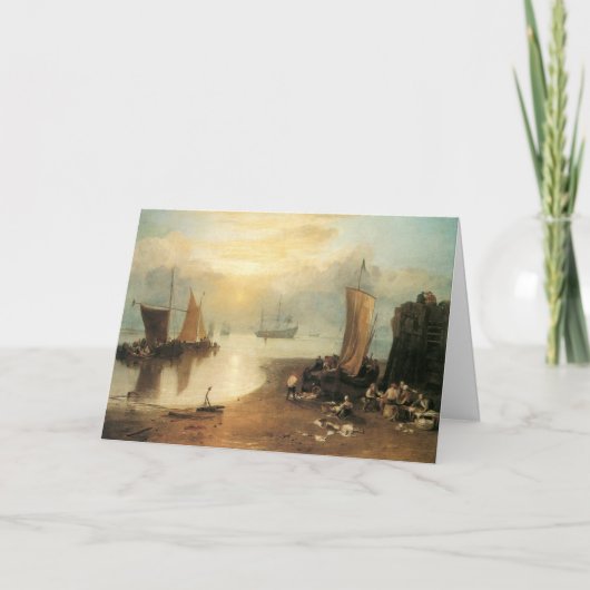 Zonsopgang door nevel van Joseph Turner Kaart (Voorkant)