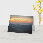 Zonsopgang: Een glorieuze herinnering aan Gods bel Kaart (Gele Bloem)