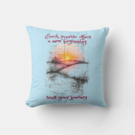 Zonsopgang, een nieuwe dag kussen