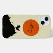 Zonsopgang en de kraaihaan Case-Mate iPhone case (Achterkant (horizontaal))