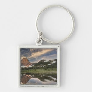 Zonsopgang en reflectie, Glacier National Park, Sleutelhanger