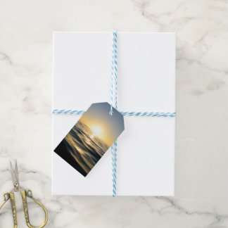 Zonsopgang foto cadeau label cadeaulabel