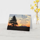 Zonsopgang Foto Inspirerende Quote Binnenzijde Lee Kaart (Gele Bloem)