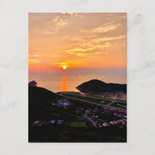 Zonsopgang Fotomoment vastgelegd Briefkaart