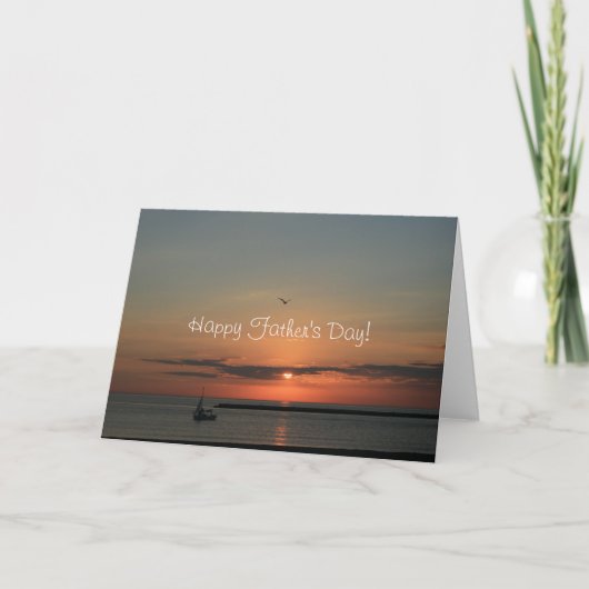 Zonsopgang Gelukkig Vaderdag Kaart (Voorkant)