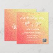 Zonsopgang Glans-Huwelijk- Kaart (Voorkant / Achterkant)