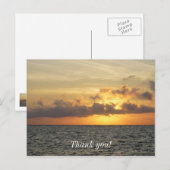 Zonsopgang Glory Folly Beach Briefkaart (Voorkant / Achterkant)