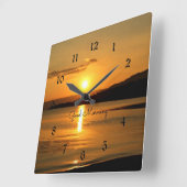 Zonsopgang - Goedemorgen Vierkante Klok (Hoek)