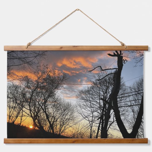 Zonsopgang Hangend Wandkleed (Voorkant)