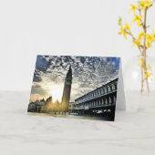 Zonsopgang, het San Marcoplein Kaart (Gele Bloem)