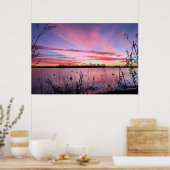 Zonsopgang in de Arkansas Duck Blind Poster (Keuken)