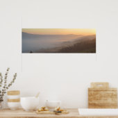 Zonsopgang in de bergen van Pieniny Poster (Keuken)