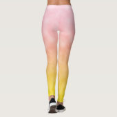Zonsopgang in de Hemel van Suikerspinnen Leggings (Achterkant)