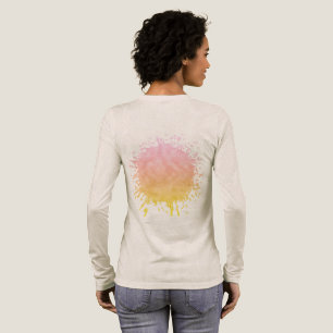 Zonsopgang in de Hemel van Suikerspinnen Tri-Blend Shirt