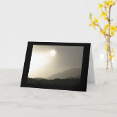 Zonsopgang in de hoge woestijn kaart (Gele Bloem)