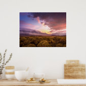 Zonsopgang in de Owens-vallei Poster (Keuken)