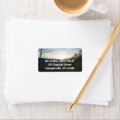 Zonsopgang in de Smoky Mountains Etiket (Insitu)