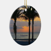 Zonsopgang in Ft. Lauderdale Keramisch Ornament (Rechts)