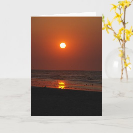 Zonsopgang Kaart (Gele Bloem)