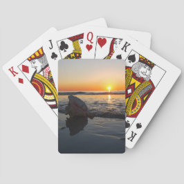 Zonsopgang kaartspel pokerkaarten