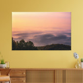 Zonsopgang kleur burst canvas afdruk (Insitu (Woonkamer))