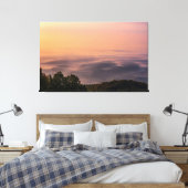 Zonsopgang kleur burst canvas afdruk (Insitu (Slaapkamer))