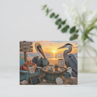 Zonsopgang Koffie Crew Briefkaart