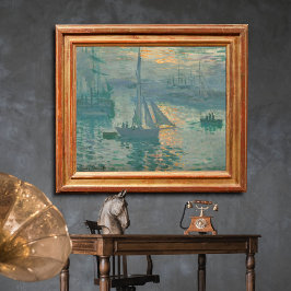Zonsopgang (Marine) van Claude Monet Poster