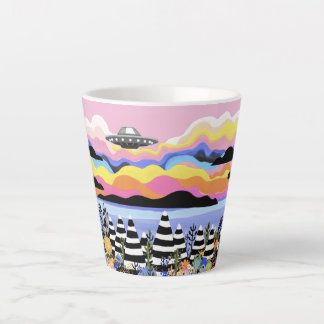 Zonsopgang met UFO Latte Mok