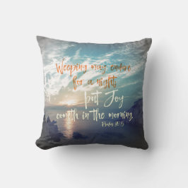 Zonsopgang met vreugde komt in het ochtendbijbelve kussen