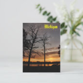 zonsopgang Michigan Briefkaart (Staand voorkant)